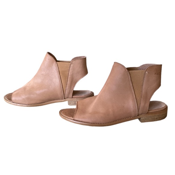 Musse & Cloud Ciara Tan Leather Open Toe Sandals - 7 / 7.5 - Picture 6 of 16